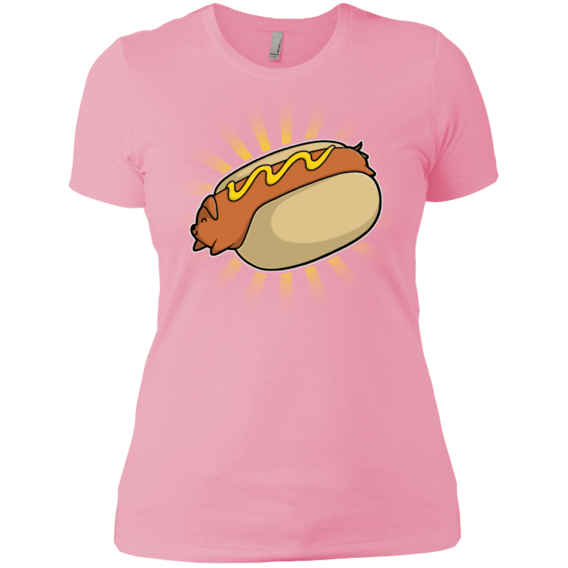 T-Shirts Light Pink / X-Small Hotdog Women's Premium T-Shirt