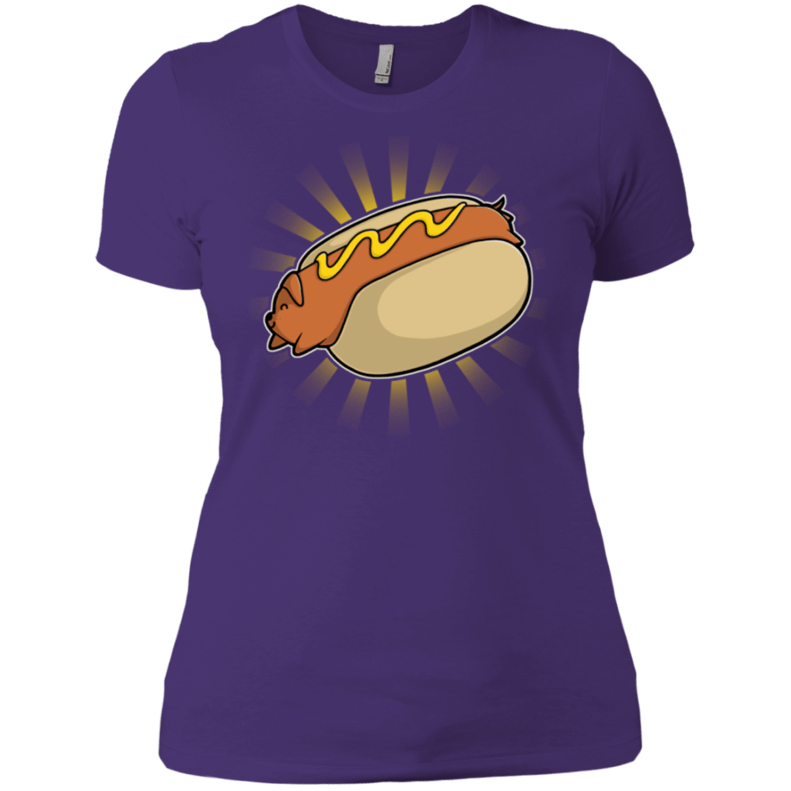 T-Shirts Purple / X-Small Hotdog Women's Premium T-Shirt