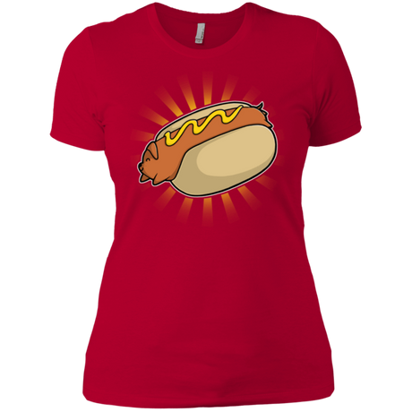 T-Shirts Red / X-Small Hotdog Women's Premium T-Shirt