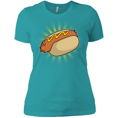 T-Shirts Tahiti Blue / X-Small Hotdog Women's Premium T-Shirt
