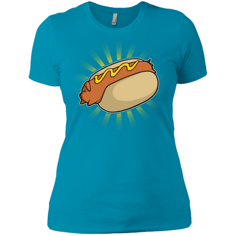 T-Shirts Turquoise / X-Small Hotdog Women's Premium T-Shirt
