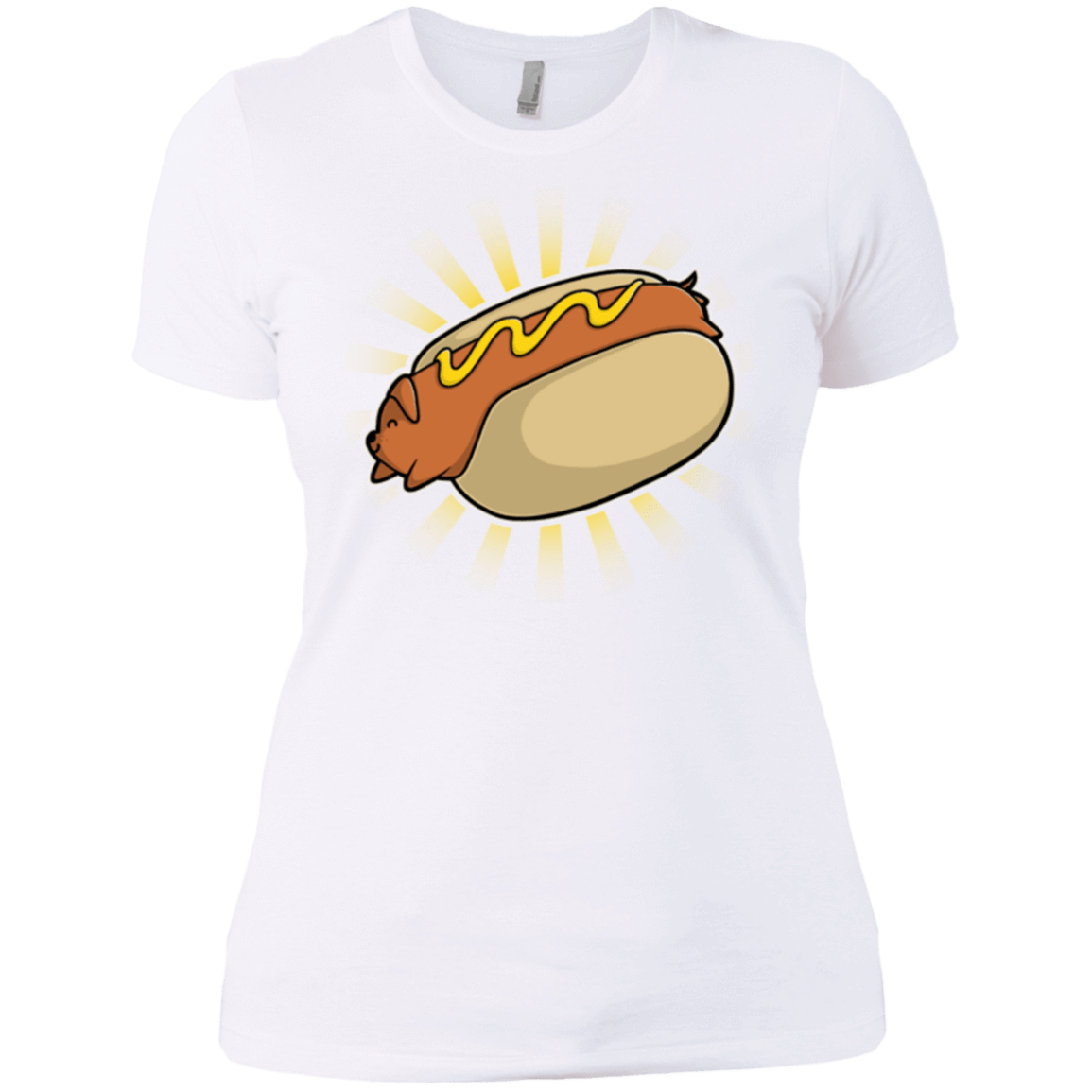 T-Shirts White / X-Small Hotdog Women's Premium T-Shirt