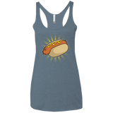 T-Shirts Indigo / X-Small Hotdog Women's Triblend Racerback Tank