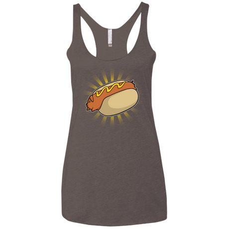 T-Shirts Macchiato / X-Small Hotdog Women's Triblend Racerback Tank