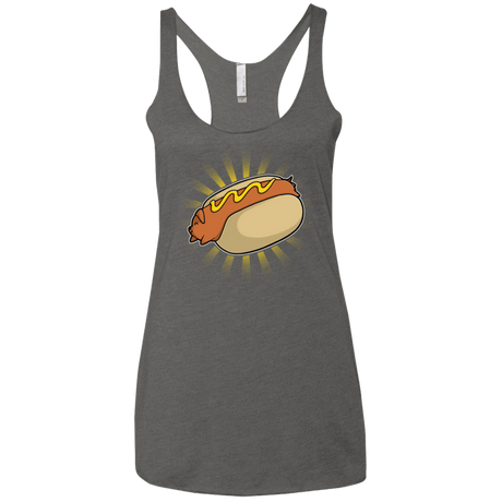 T-Shirts Premium Heather / X-Small Hotdog Women's Triblend Racerback Tank
