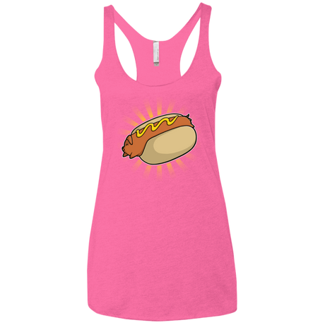 T-Shirts Vintage Pink / X-Small Hotdog Women's Triblend Racerback Tank