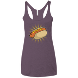 T-Shirts Vintage Purple / X-Small Hotdog Women's Triblend Racerback Tank