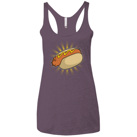 T-Shirts Vintage Purple / X-Small Hotdog Women's Triblend Racerback Tank