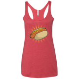 T-Shirts Vintage Red / X-Small Hotdog Women's Triblend Racerback Tank
