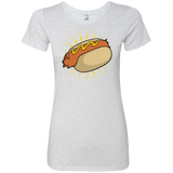 T-Shirts Heather White / Small Hotdog Women's Triblend T-Shirt