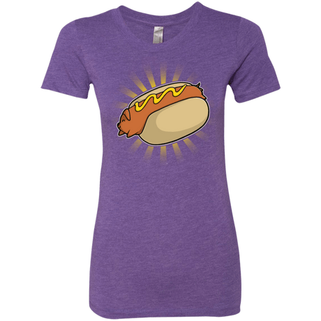 T-Shirts Purple Rush / Small Hotdog Women's Triblend T-Shirt