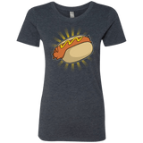 T-Shirts Vintage Navy / Small Hotdog Women's Triblend T-Shirt