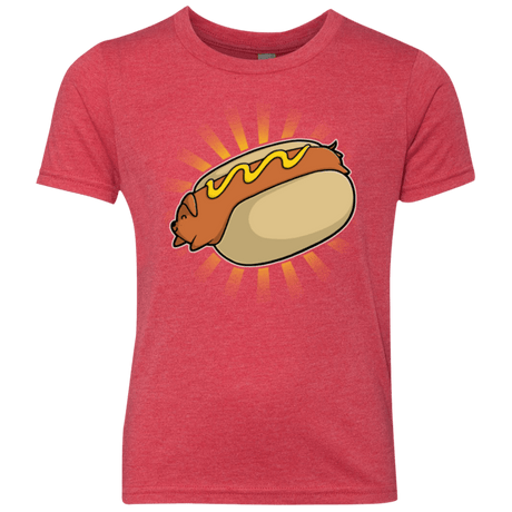 T-Shirts Vintage Red / YXS Hotdog Youth Triblend T-Shirt