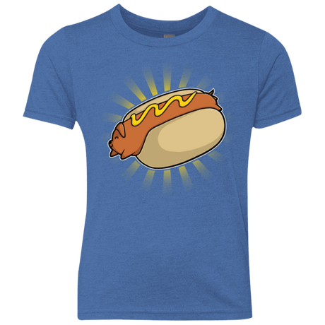 T-Shirts Vintage Royal / YXS Hotdog Youth Triblend T-Shirt