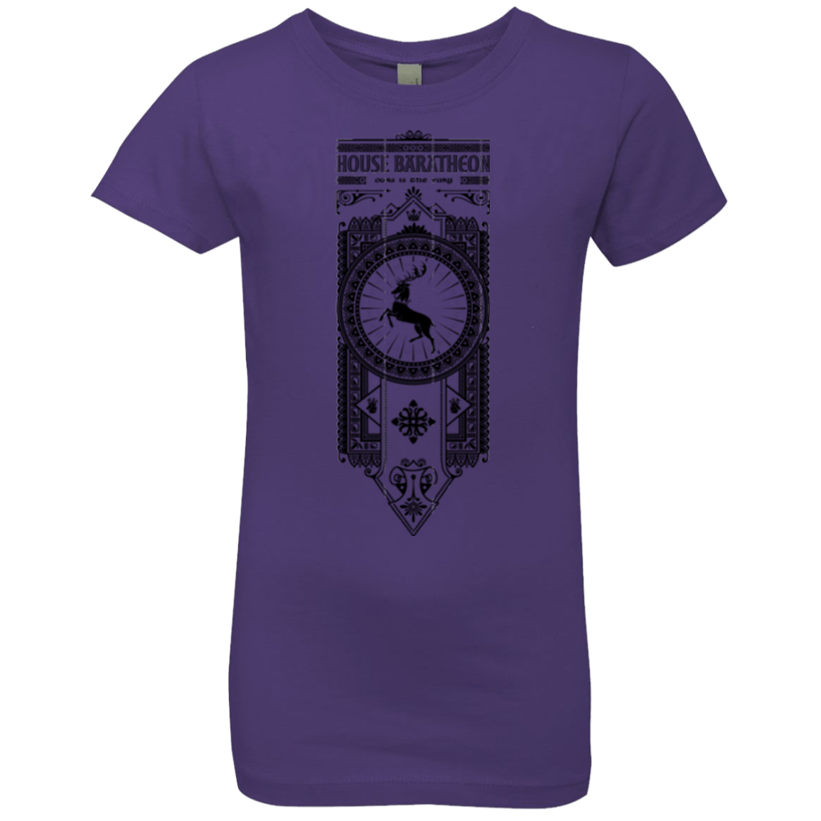 T-Shirts Purple Rush / YXS House Baratheon Girls Premium T-Shirt