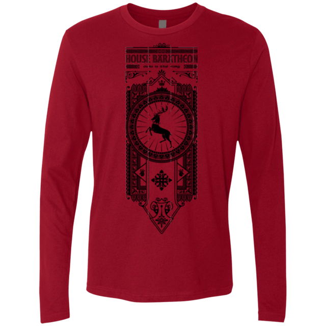 T-Shirts Cardinal / Small House Baratheon Men's Premium Long Sleeve