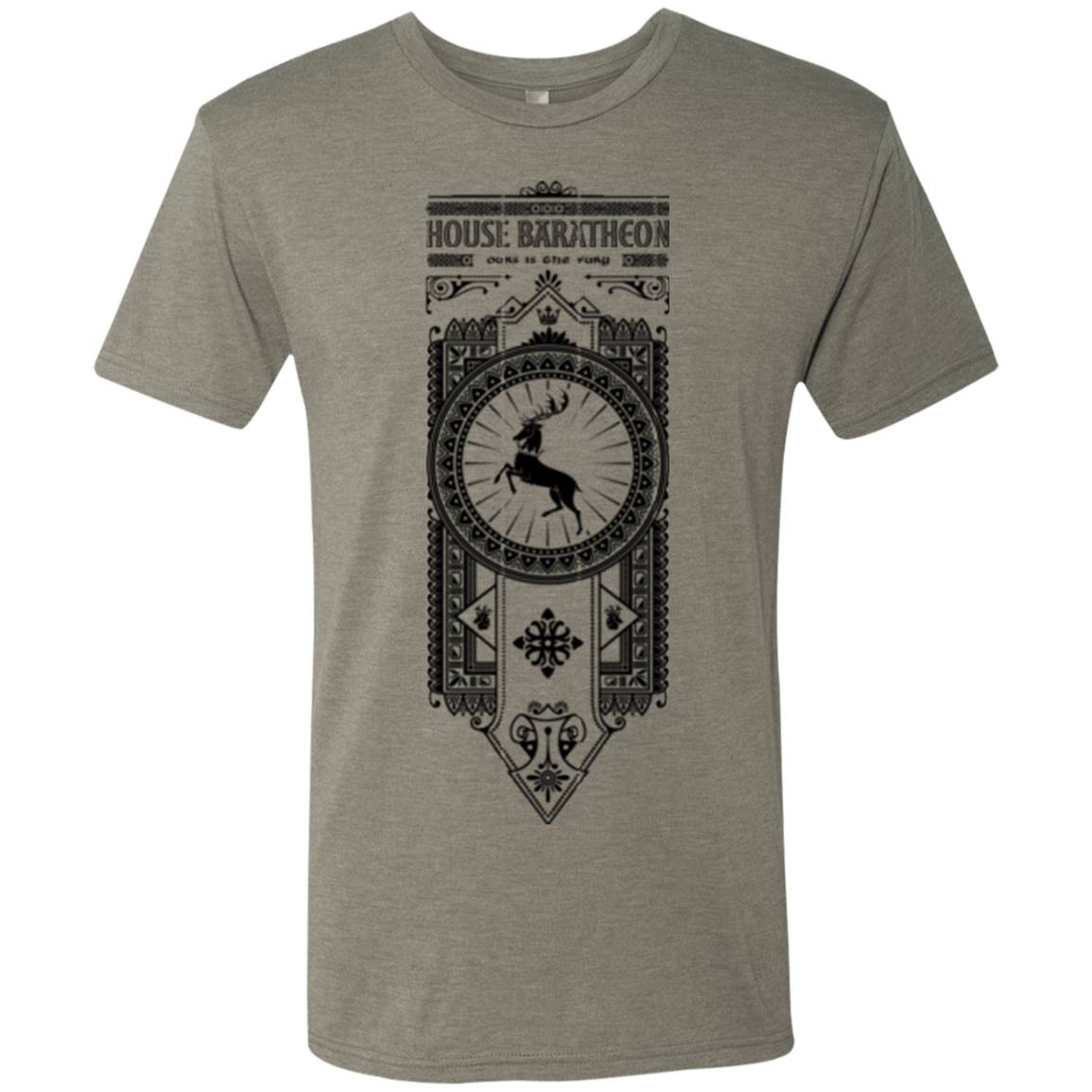 T-Shirts Venetian Grey / Small House Baratheon Men's Triblend T-Shirt