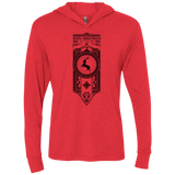 T-Shirts Vintage Red / X-Small House Baratheon Triblend Long Sleeve Hoodie Tee