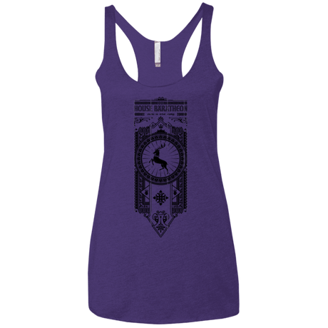 T-Shirts Purple / X-Small House Baratheon Women's Triblend Racerback Tank