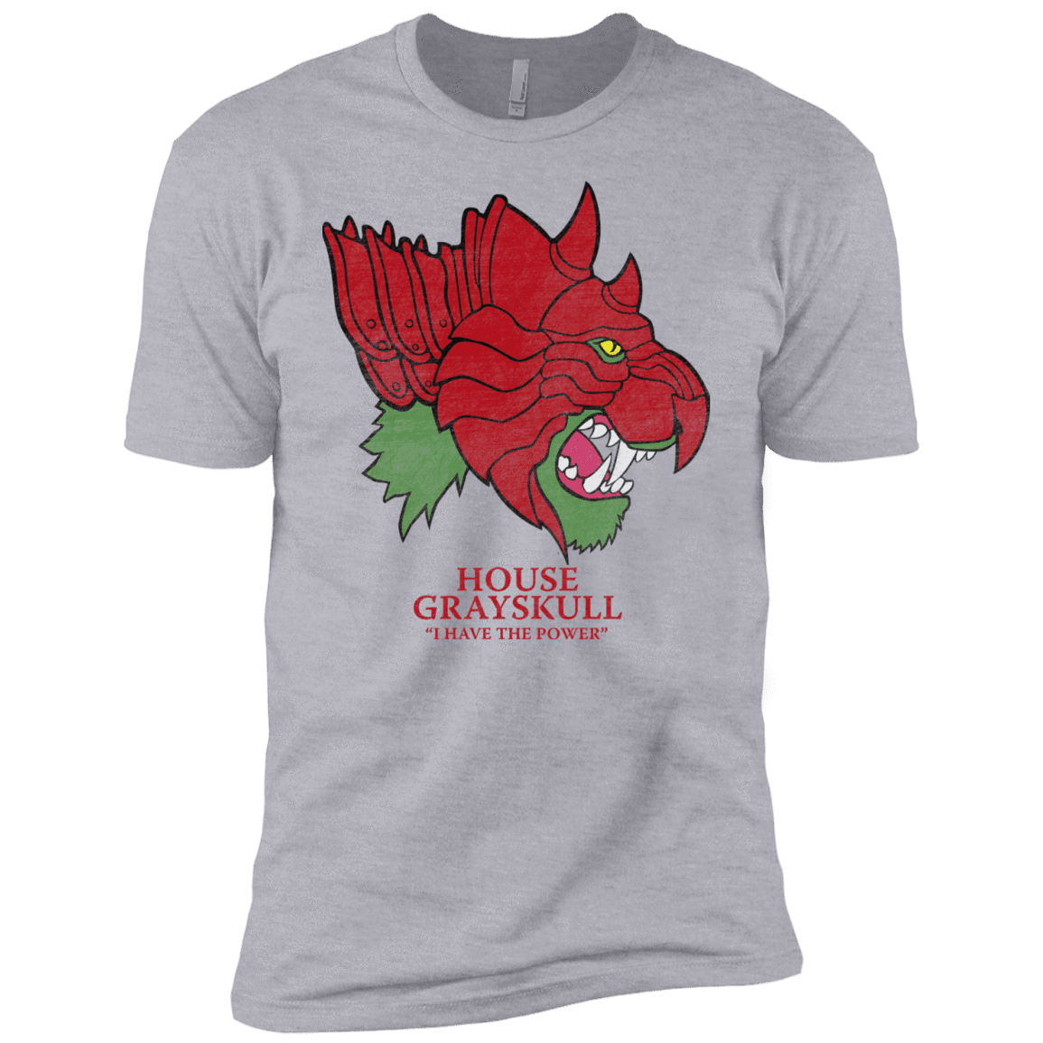 T-Shirts Heather Grey / YXS House Grayskull Boys Premium T-Shirt