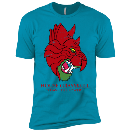 T-Shirts Turquoise / YXS House GraySkull Boys Premium T-Shirt