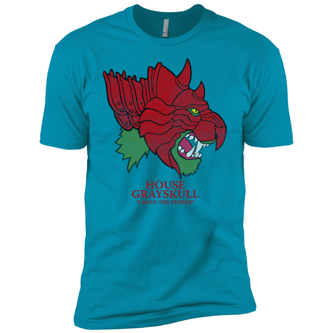 T-Shirts Turquoise / YXS House Grayskull Boys Premium T-Shirt