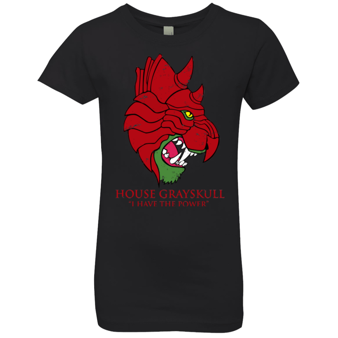 T-Shirts Black / YXS House GraySkull Girls Premium T-Shirt