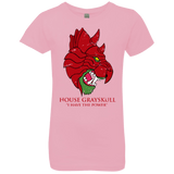 T-Shirts Light Pink / YXS House GraySkull Girls Premium T-Shirt