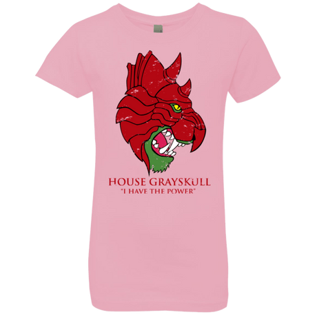 T-Shirts Light Pink / YXS House GraySkull Girls Premium T-Shirt