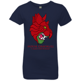 T-Shirts Midnight Navy / YXS House GraySkull Girls Premium T-Shirt