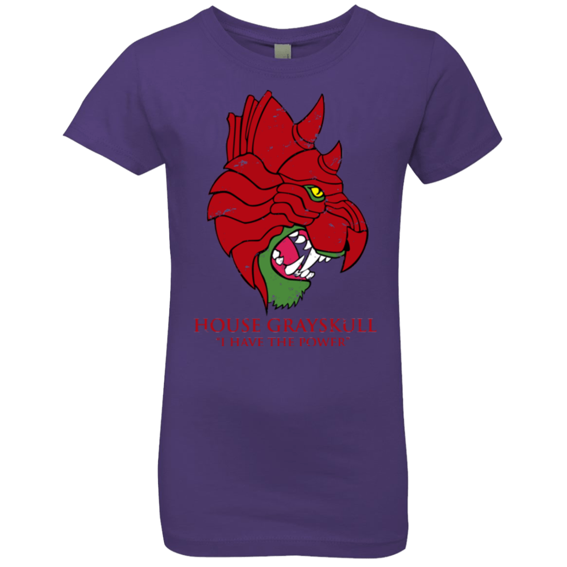 T-Shirts Purple Rush / YXS House GraySkull Girls Premium T-Shirt