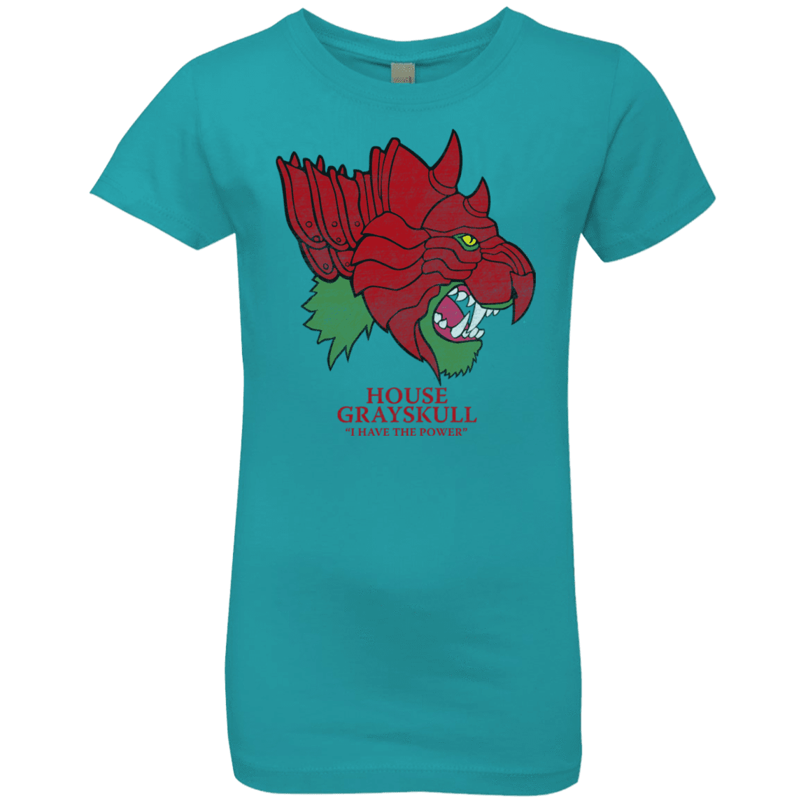 T-Shirts Tahiti Blue / YXS House Grayskull Girls Premium T-Shirt