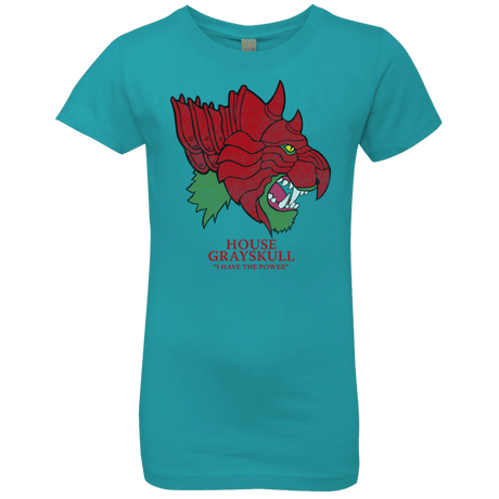 T-Shirts Tahiti Blue / YXS House Grayskull Girls Premium T-Shirt