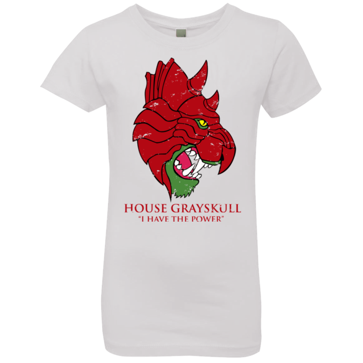 T-Shirts White / YXS House GraySkull Girls Premium T-Shirt