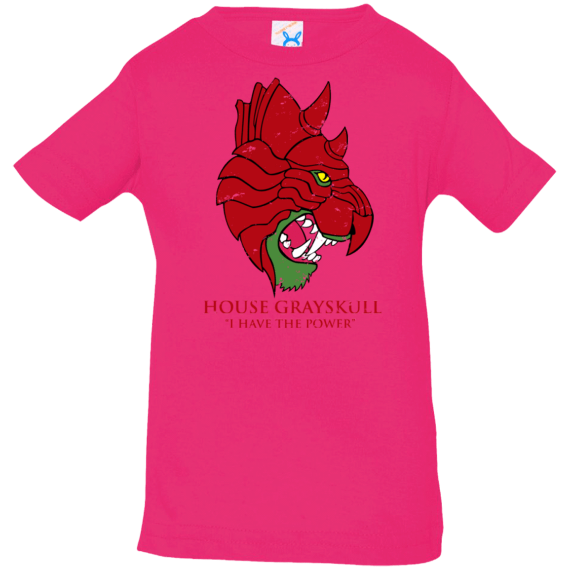 T-Shirts Hot Pink / 6 Months House GraySkull Infant PremiumT-Shirt