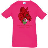 T-Shirts Hot Pink / 6 Months House GraySkull Infant PremiumT-Shirt