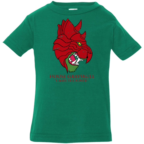 T-Shirts Kelly / 6 Months House GraySkull Infant PremiumT-Shirt