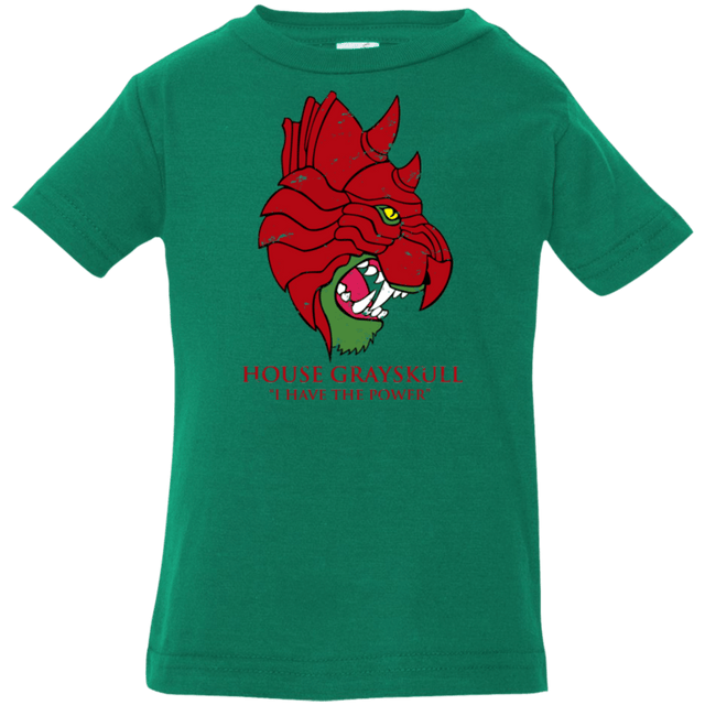 T-Shirts Kelly / 6 Months House GraySkull Infant PremiumT-Shirt