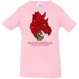 T-Shirts Pink / 6 Months House GraySkull Infant PremiumT-Shirt