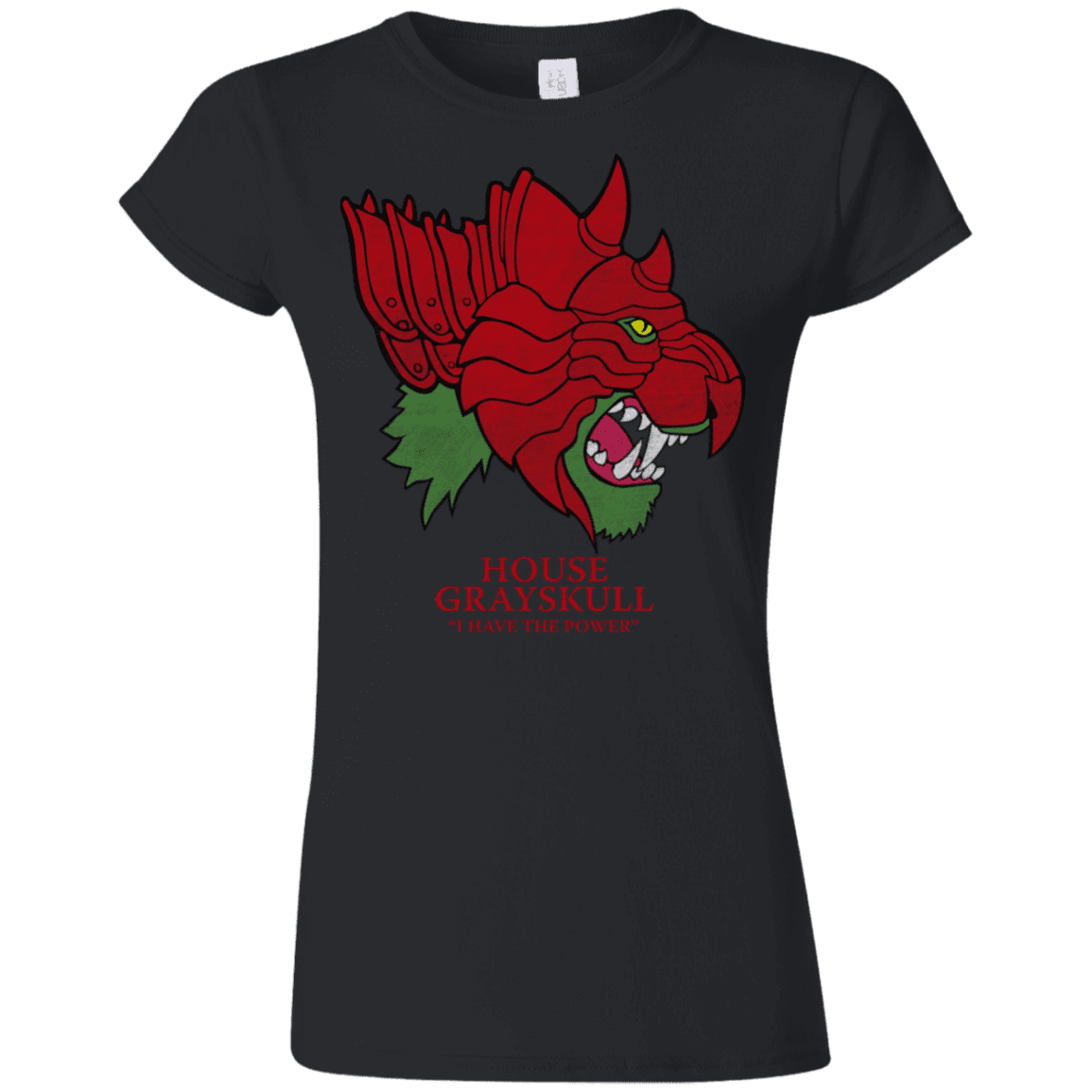 T-Shirts Black / S House Grayskull Junior Slimmer-Fit T-Shirt