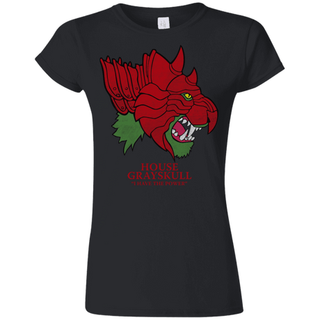 T-Shirts Black / S House Grayskull Junior Slimmer-Fit T-Shirt