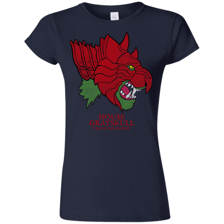T-Shirts Navy / S House Grayskull Junior Slimmer-Fit T-Shirt