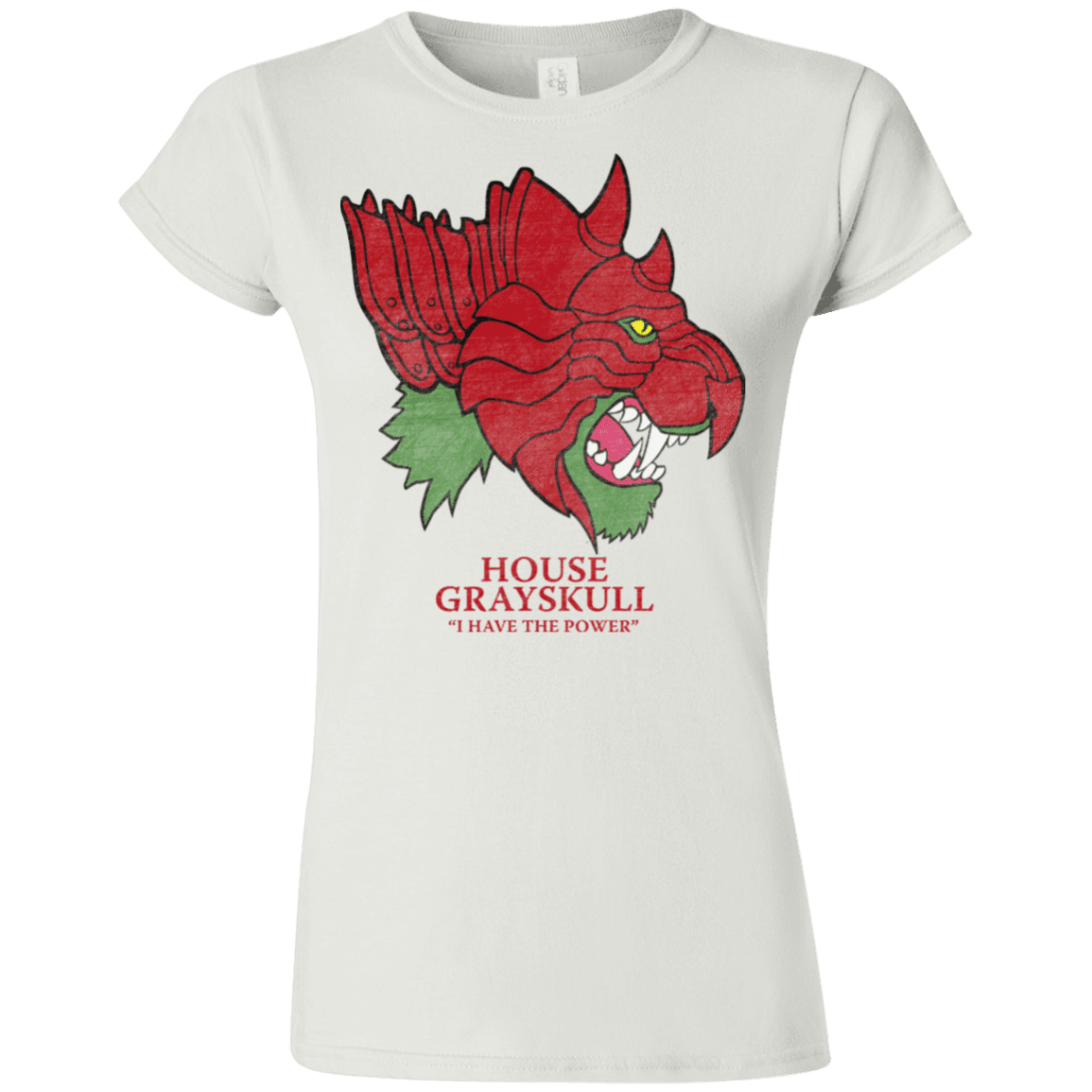 T-Shirts White / S House Grayskull Junior Slimmer-Fit T-Shirt