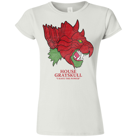 T-Shirts White / S House Grayskull Junior Slimmer-Fit T-Shirt