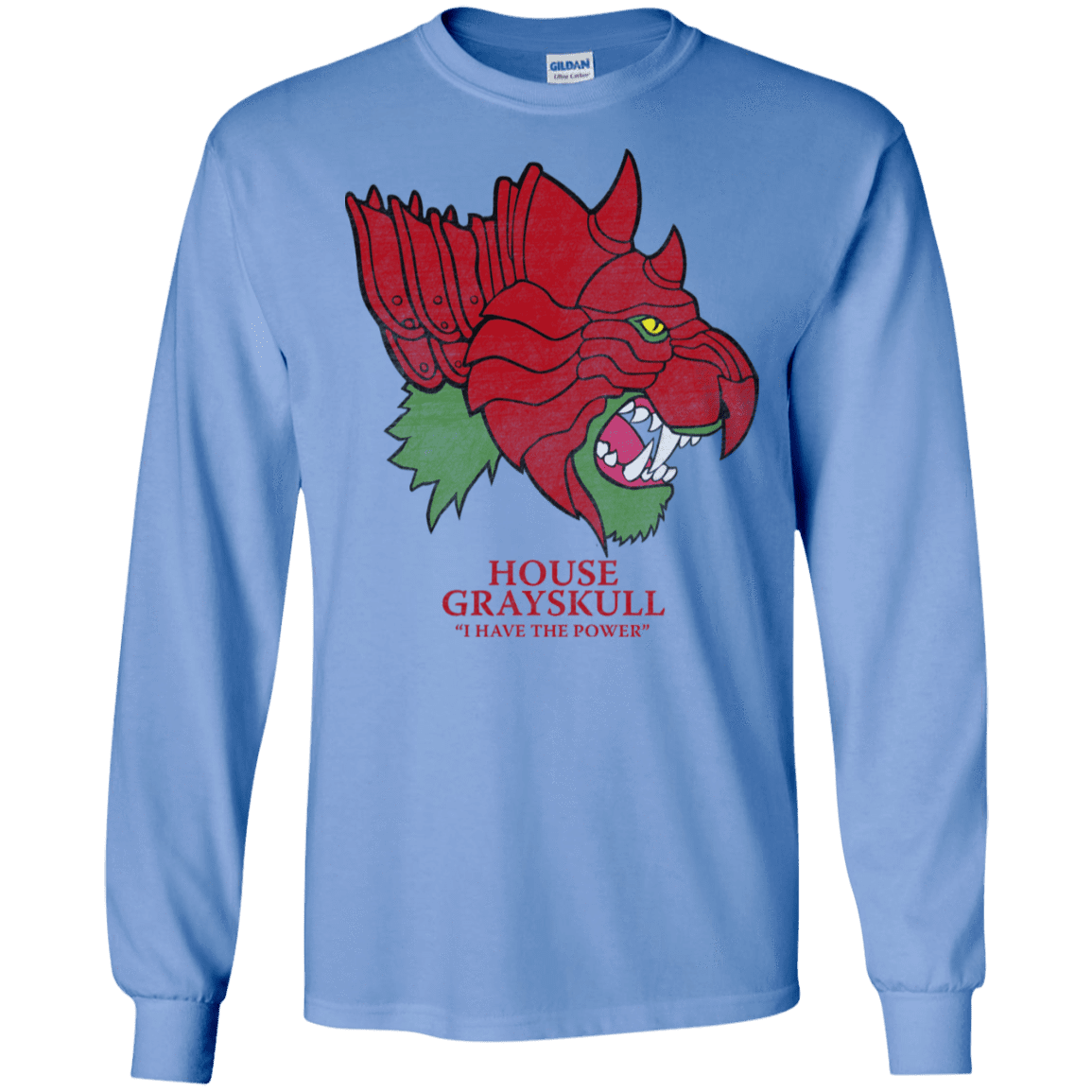 T-Shirts Carolina Blue / S House Grayskull Men's Long Sleeve T-Shirt