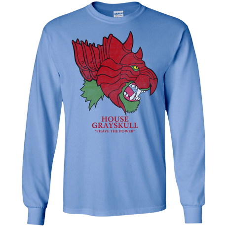 T-Shirts Carolina Blue / S House Grayskull Men's Long Sleeve T-Shirt