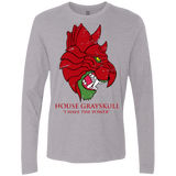 T-Shirts Heather Grey / Small House GraySkull Men's Premium Long Sleeve