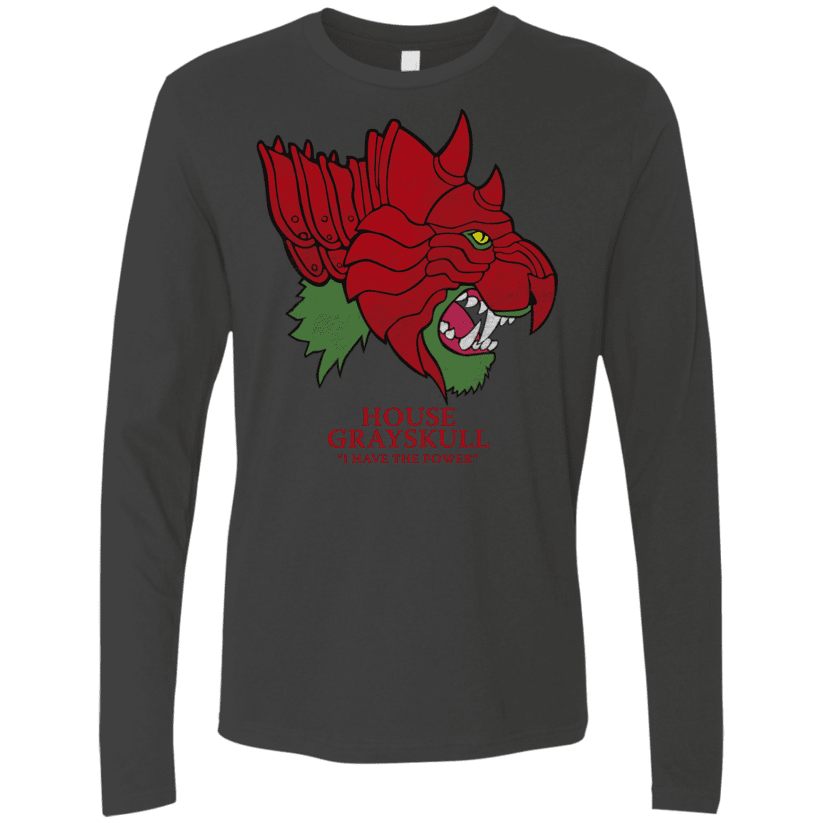 T-Shirts Heavy Metal / S House Grayskull Men's Premium Long Sleeve