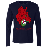 T-Shirts Midnight Navy / Small House GraySkull Men's Premium Long Sleeve