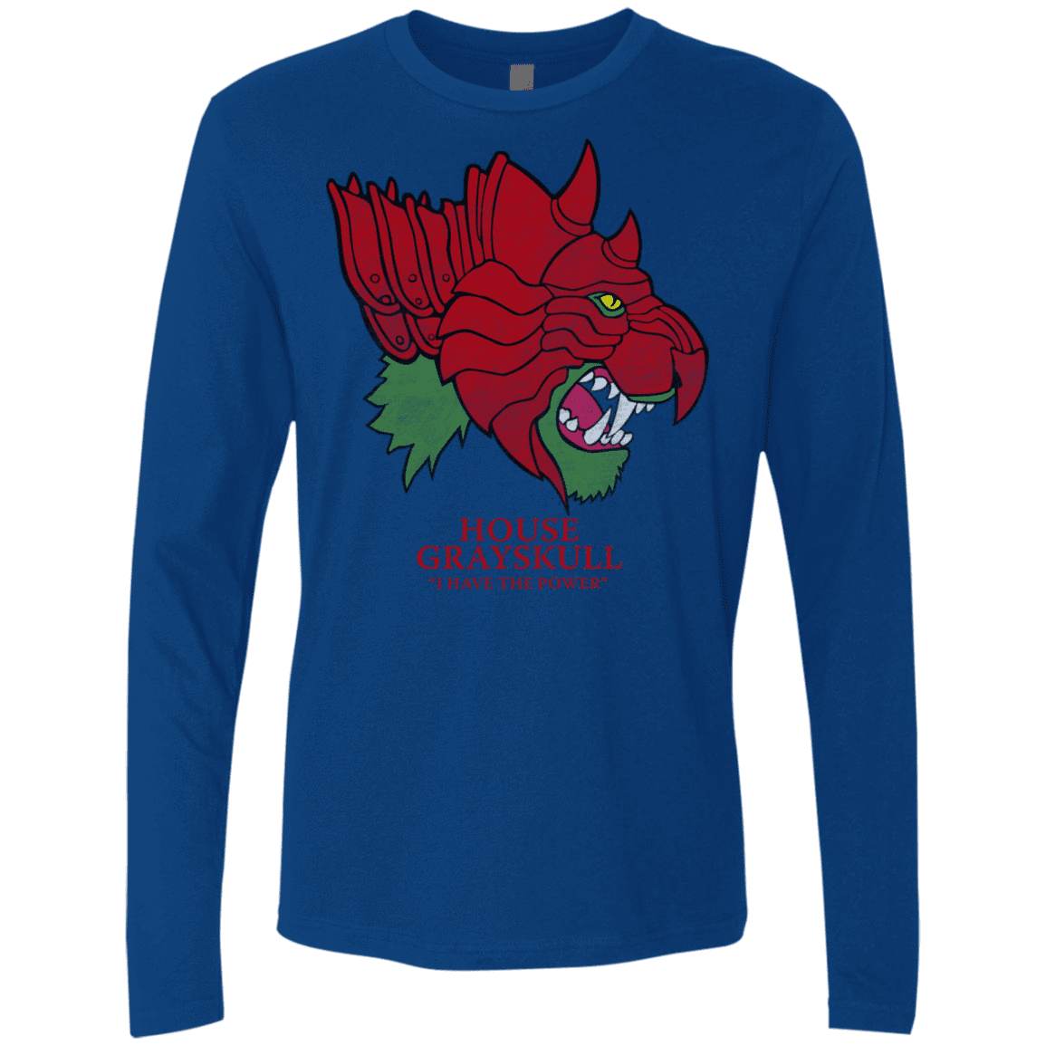 T-Shirts Royal / S House Grayskull Men's Premium Long Sleeve